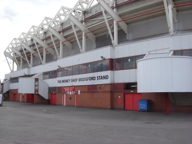 Rear of the Bridgford Stand